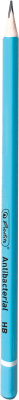 Creion grafit HB, cu proprietati bacteriostatice, albastru, mina 2.2mm, set 12, Herlitz