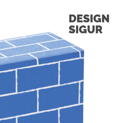 Cuburi colorate din carton, Playhouse 40 buc/set, Fellowes