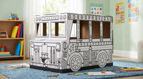 Cutie de colorat tip autobuz, Bankers Box Playhouse, Fellowes