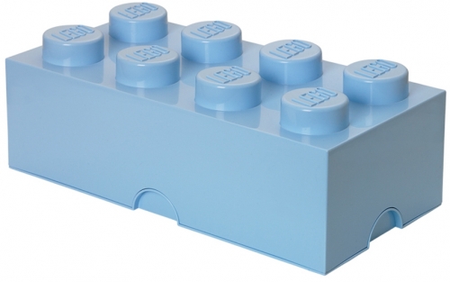 Cutie depozitare 40041736 LEGO 2x4 albastru deschis