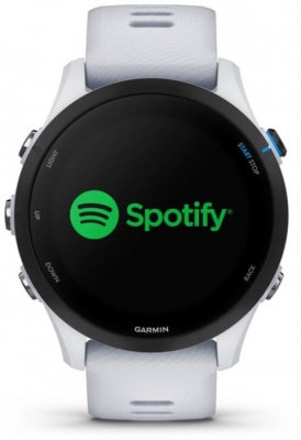 Ceas Garmin Forerunner 255, display 33mm, rezolutie displat 260x260 conectivitate Bluetooth™, ANT+, NFC, USB, functii accelerometru, giroscop, barometru, busola, termometru pentru temperatura exterioară, durata de viata baterie mod ceas inteligent: până la 14 zile, modul GNSS numai cu GPS: până la