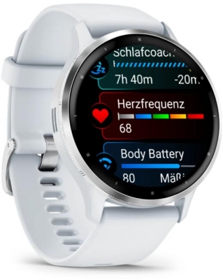 Ceas Garmin Venu 3 Silver/Whitestone