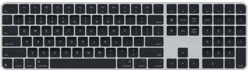 Apple Magic Keyboard (2024) cu Touch ID, Numeric Keypad - US English - Black Keys