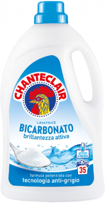 Detergent rufe lichid, 35 spalari, bicarbonat, Chanteclair, 1.575 L