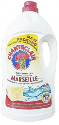 Detergent rufe lichid, 80 spalari, Marsilia, Chanteclair, 3.6L