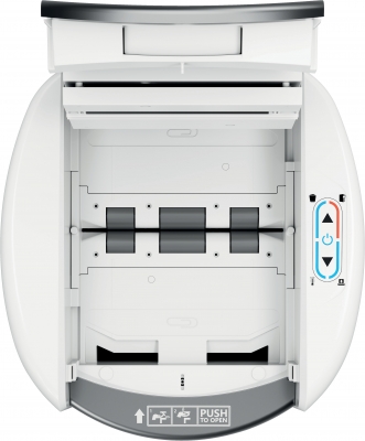 Distrugator documente automat Leitz OptiMax Home Office, P4, cross-cut, 150 coli, cos 15L, alb-gri