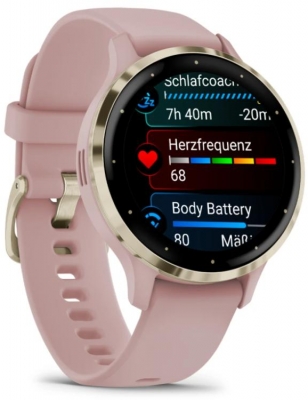 Ceas Garmin Venu 3S Pink Dawn/Soft Gold
