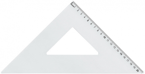 Echer aluminiu, 32 cm, 45°, Arda