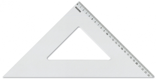 Echer aluminiu, 37 cm, 45°, Arda