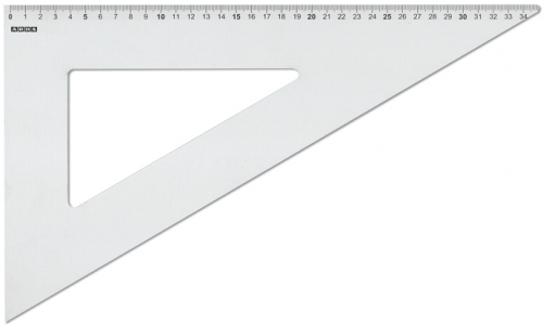 Echer aluminiu, 37 cm, 60°, Arda