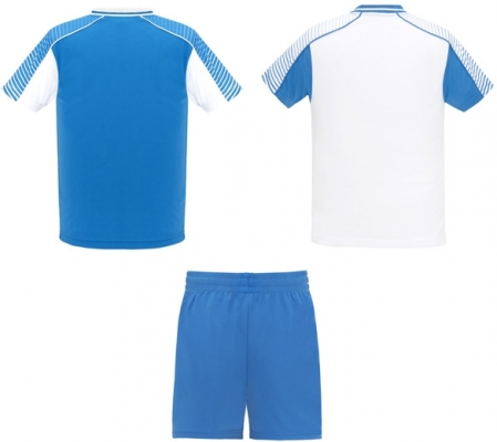 Echipament sportiv copii Juve, Unisex, alb-albastru, Roly