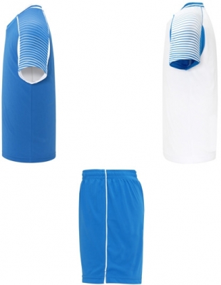 Echipament sportiv copii Juve, Unisex, alb-albastru, Roly