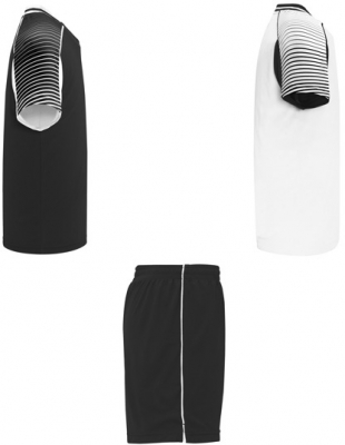 Echipament sportiv copii Juve, Unisex, alb-negru, Roly