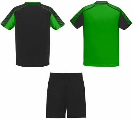 Echipament sportiv copii Juve, Unisex, verde tei-negru, Roly