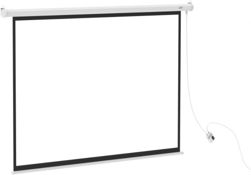 Ecran proiectie electric, perete/tavan, 200 x 200 cm, BlackMount, Format 1:1