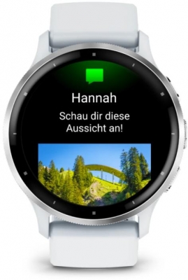 Ceas Garmin Venu 3 Silver/Whitestone