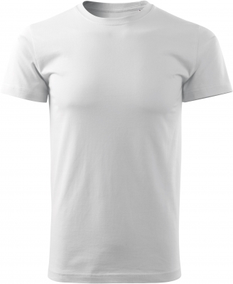 Tricou basic free, barbati, alb, Malfini