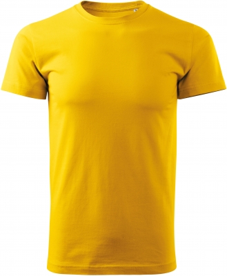 Tricou basic free, barbati, galben, Malfini