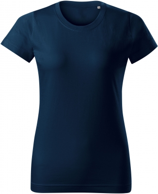 Tricou basic free, dama, albastru marin, Malfini