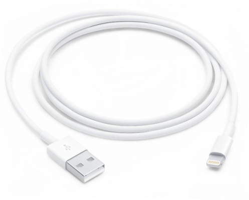 Cablu de date Apple Lightning - USB, 1m