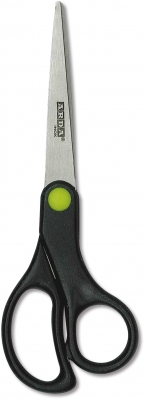 Foarfeca Black is the New Green, plastic reciclat 15 cm, blister, Arda