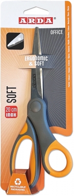 Foarfeca Soft 20 cm, blister, Arda