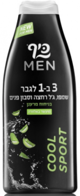 Gel de dus 3 in 1, Keff, Sano Men Cool Sport, Shampoo&Body, 700 ML