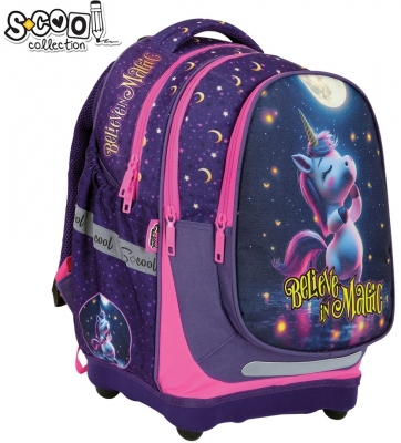 Ghiozdan anatomic S-Cool Believe In Magic