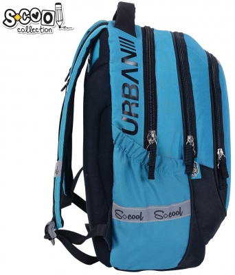 Ghiozdan anatomic S-Cool Blue Urban