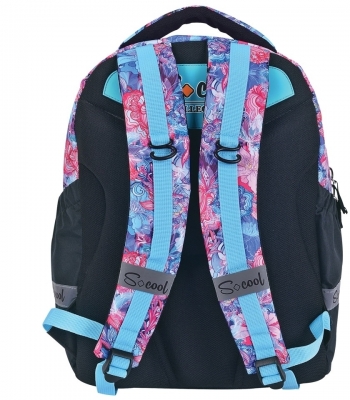 Ghiozdan anatomic usor S-Cool Flowers Urban