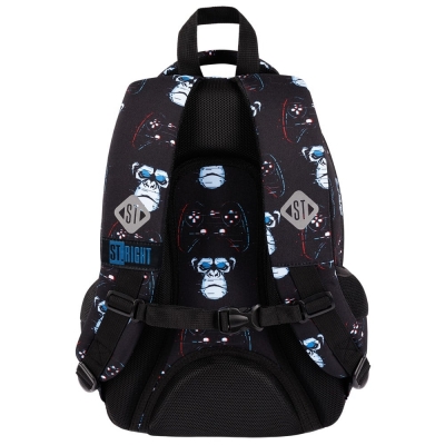 Ghiozdan prescolari, ergonomic, impermeabil, colectia St.Right, Blue Gamer