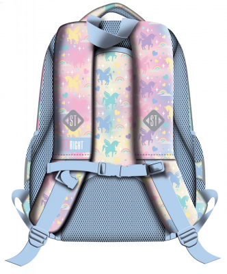 Ghiozdan prescolari, ergonomic, impermeabil, colectia St.Right Magic Unicorn