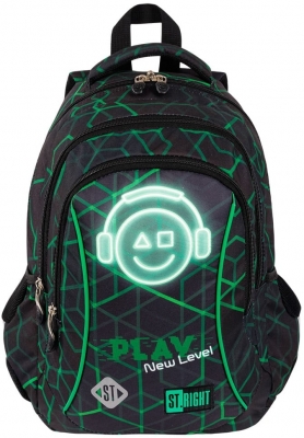 Ghiozdan prescolari, ergonomic, impermeabil, colectia St.Right play New Level