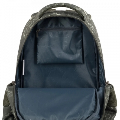 Ghiozdan prescolari, ergonomic, impermeabil, elemente reflectorizante, colectia St.Right t-rex Junior
