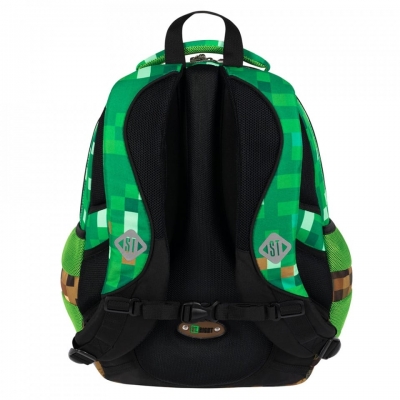 Ghiozdan scolar 4 compartimente, ergonomic, impermeabil, colectia St.Right Px
