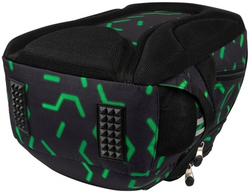 Ghiozdan ergonomic St.Right, 3 compartimente, Green Level