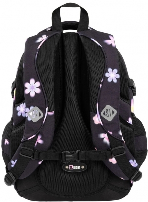 Ghiozdan ergonomic St.Right, 4 compartimente, Flower Mood