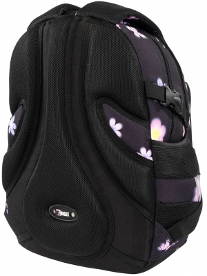 Ghiozdan ergonomic St.Right, 4 compartimente, Flower Mood