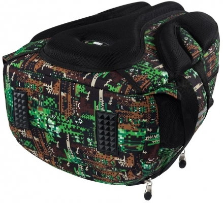 Ghiozdan St.Right, 4 compartimente, ergonomic, impermeabil, Game Over