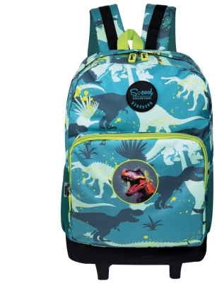 Ghiozdan scolar tip trolley Dino, S-Cool