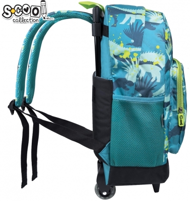 Ghiozdan scolar tip trolley Dino, S-Cool