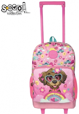 Ghiozdan trolley S-Cool Happy Rainbow