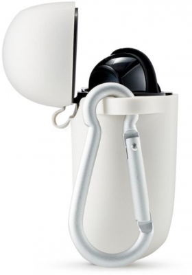 Husa din silicon pentru castile Bose QuietComfort Earbuds II Soapstone  