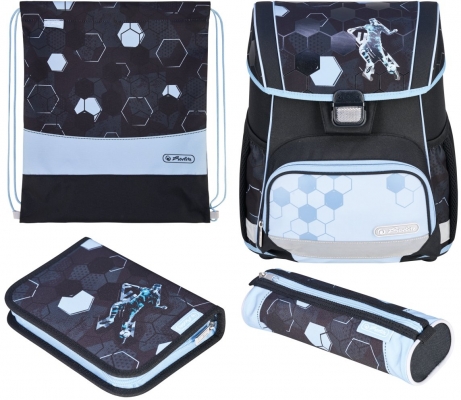 Ghiozdan echipat Loop Plus, Cyber Soccer, Herlitz