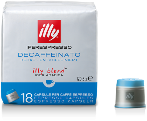 Capsule cafea Illy IperEspresso Classico Decofeinizata, 18 capsule