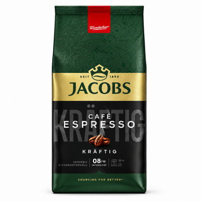 Cafea boabe, Jacobs Cafe Espresso Kraftig 1kg