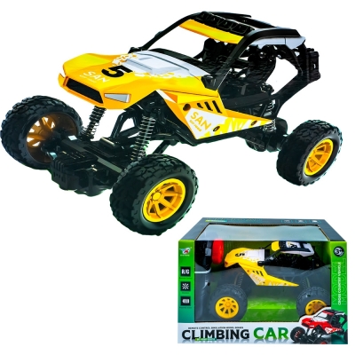Jeep galben cu telecomanda, Climbing car