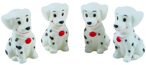 Jucarii chitaitoare catei, 4 buc/set 