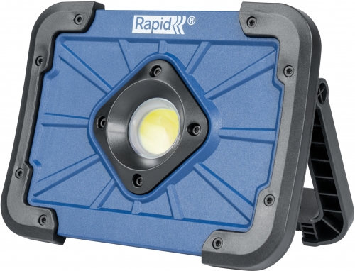 Lampa de lucru LED Rapid The Portable, reincarcabila, 1000 lm, IP65, power bank 5000 mAh, negru-albastru