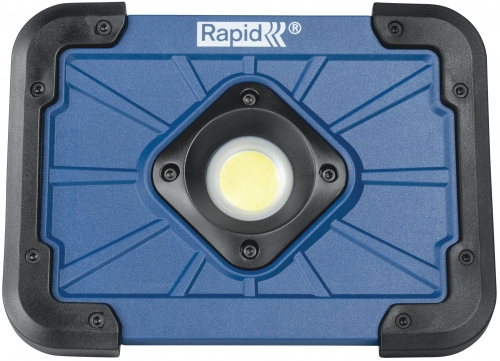 Lampa de lucru LED Rapid The Portable, reincarcabila, 1000 lm, IP65, power bank 5000 mAh, negru-albastru